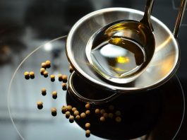 La cuisson des huiles varie en fonction de l'huile utilisée.