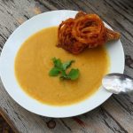 Photo d'un potage de légumes, idéal pour une sleeve ou un bypass.