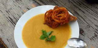 Photo d'un potage de légumes, idéal pour une sleeve ou un bypass.
