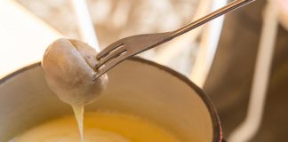 Photo d'une crème de gruyère.